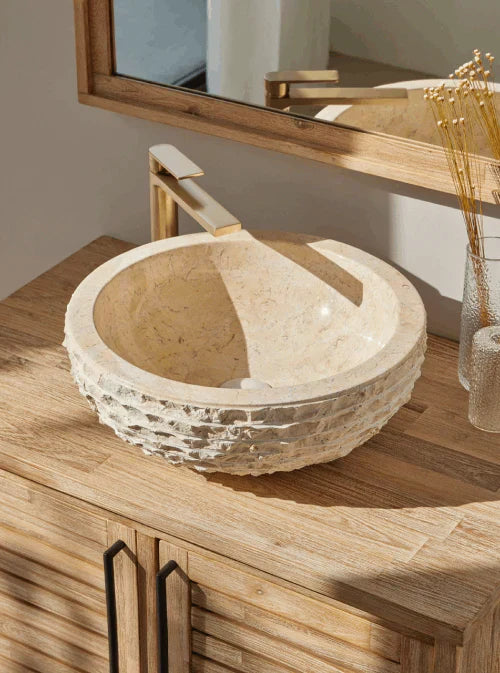 spaanse waskom natuursteen