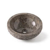 Marmeren Waskom Horta Grijs 40x40x15 cm