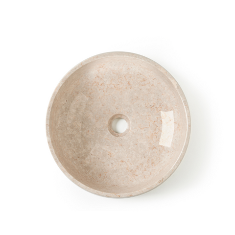 Natuursteen Waskom Flores Beige 40x40x15 cm
