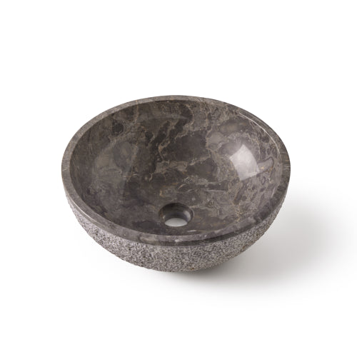 Natuurstenen Waskom Acores Grijs 40x40x15 cm