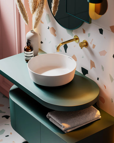 Keramische Waskom Paris Wit 40x40x13,5 cm