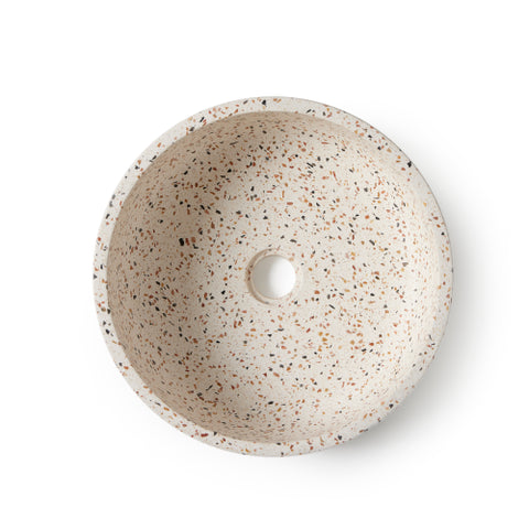 Terrazzo Waskom Florencia Wit 39x39x14 cm