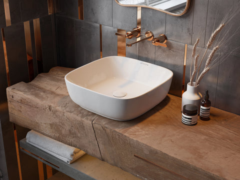 Keramische Waskom Harmony Wit 40x40x14 cm