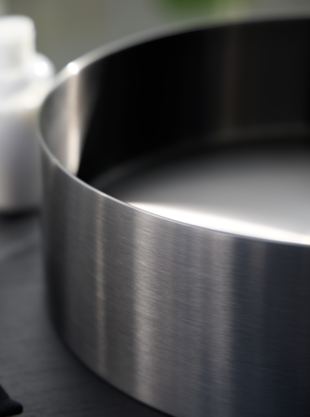 Waskom Solvini Geborsteld Staal