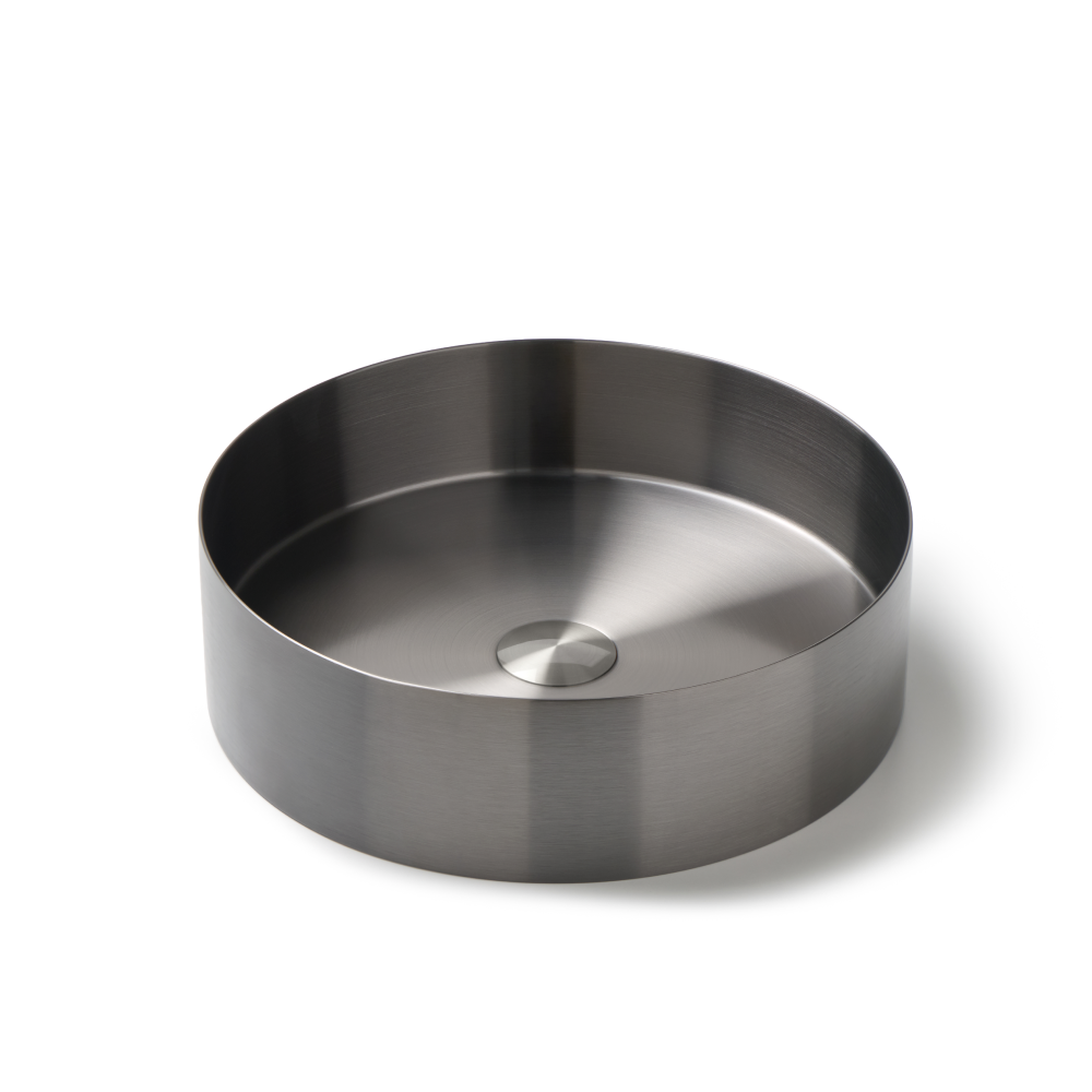 Waskom Solvini Geborsteld Staal