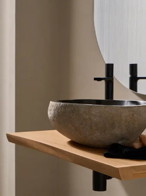 Rivierstenen waskommen